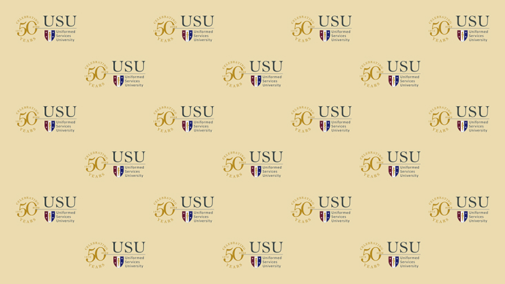 #USUHSturns50 Toolkit: Google It Gold Virtual Background