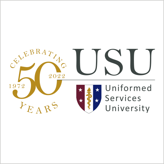 #USUHSturns50 Toolkit: 50th Anniversary Logo Color Banner